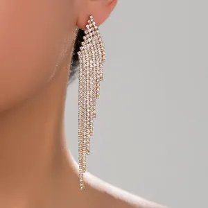Wholesale Fashion Diamond-encrusted Women's Earrings Valentine's Day for Girlfriend Light Luxury High-end Earrings