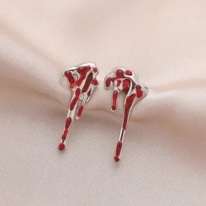 Wholesale Fashion Halloween Eclipse Blood Drop Earrings