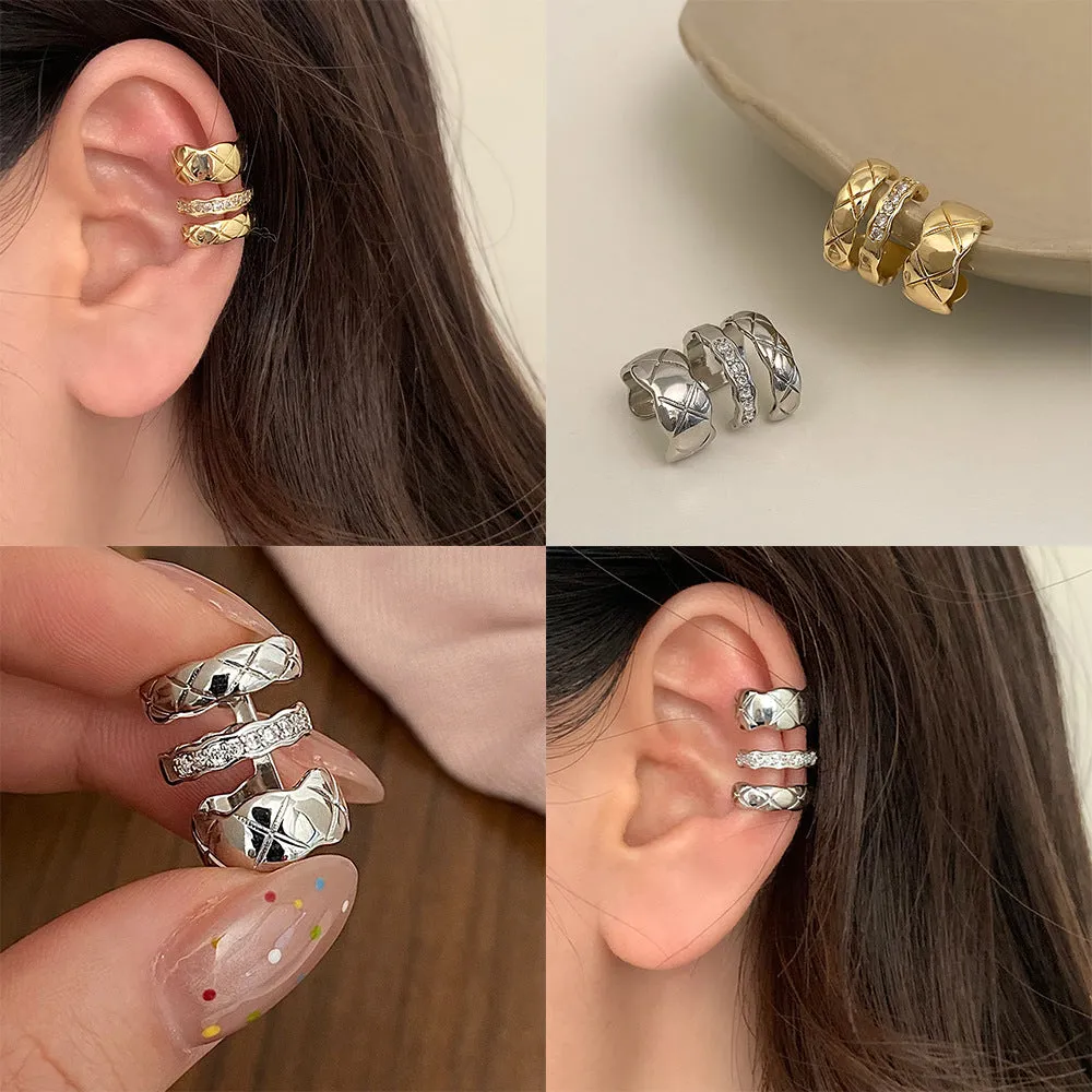 Wholesale Fashion Micro-Inlaid Zirconia Single Ear Cuff