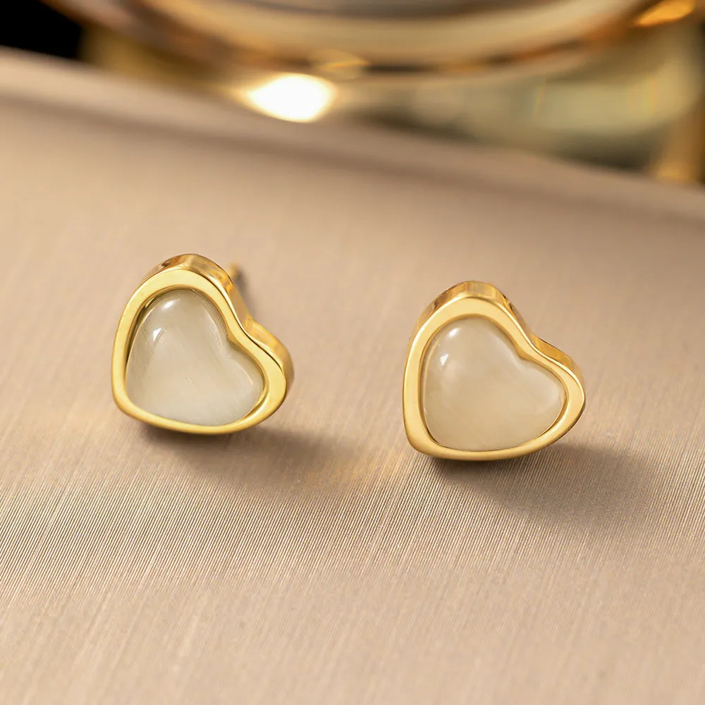 Wholesale Fashion Personality Exaggerated Design Retro Simple Stainless Steel Earrings