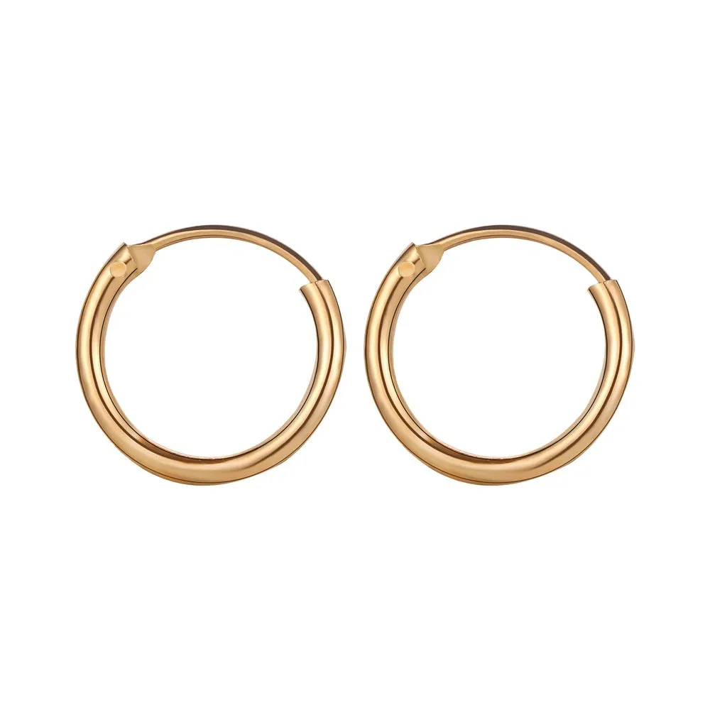 Wholesale Fashion Simple Round Circle Metal Creative Personality Hip Hop Earrings