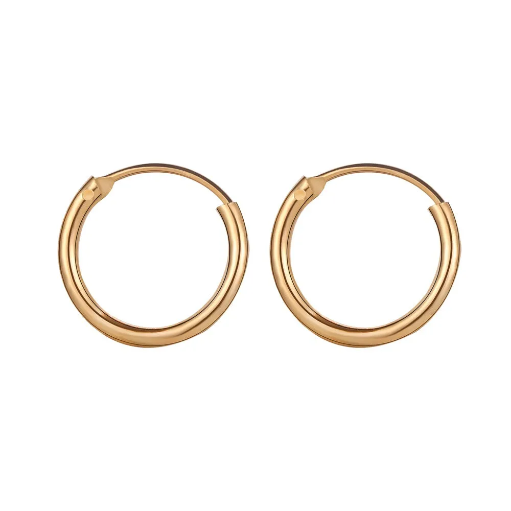 Wholesale Fashion Simple Round Circle Metal Creative Personality Hip Hop Earrings