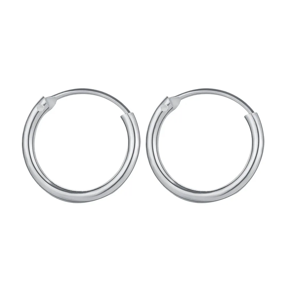 Wholesale Fashion Simple Round Circle Metal Creative Personality Hip Hop Earrings