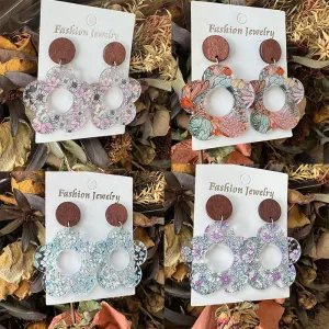 Wholesale Floral Daisy Earrings