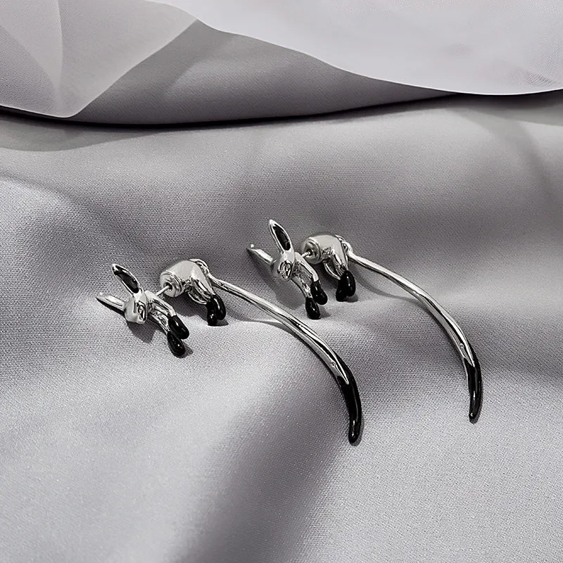 Wholesale French creative temperament long-tailed fox earrings