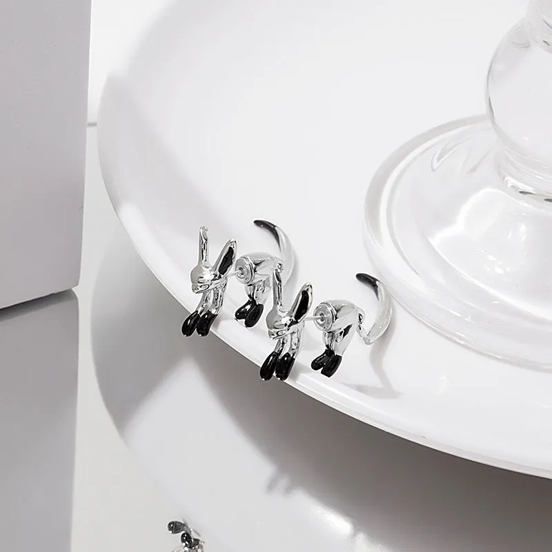 Wholesale French creative temperament long-tailed fox earrings