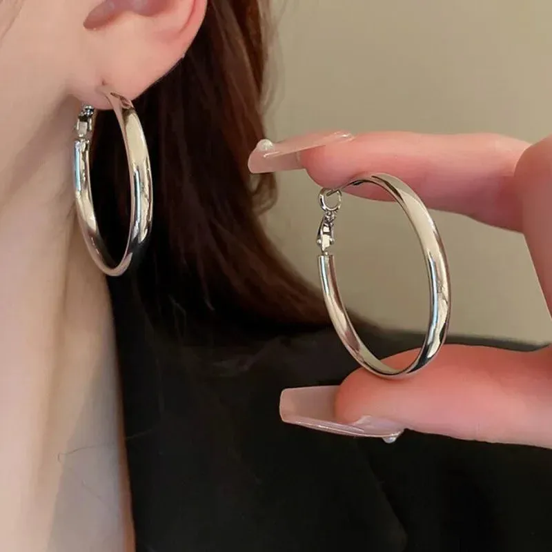 Wholesale French Metal Hoop Earrings for Women