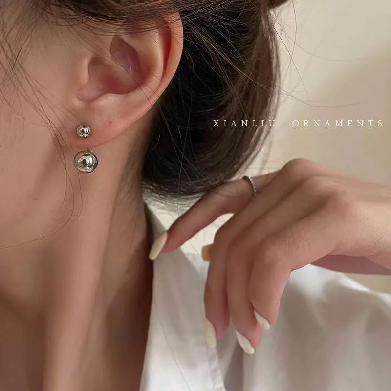 Wholesale Geometric oval high-end cool style earrings