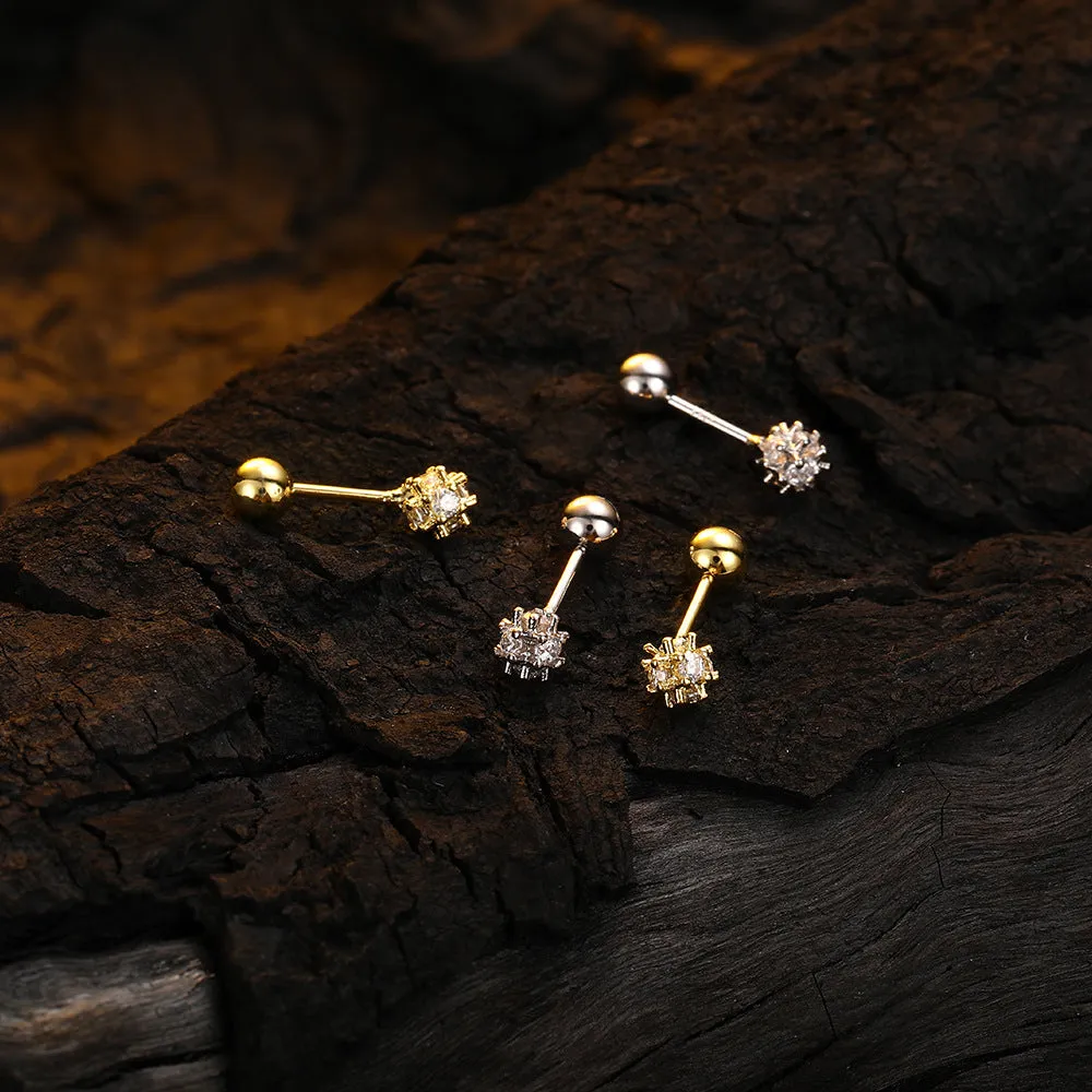 Wholesale Geometric Squares Copper Earrings