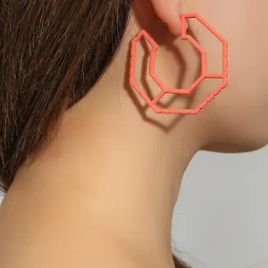 Wholesale Geometry Alloy Ear Studs