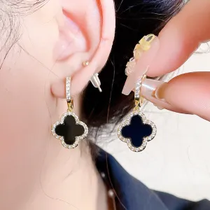 Wholesale Gold-plated Micro-inlaid Zircon  Fashionable  Ear Drop OLY Exclusive