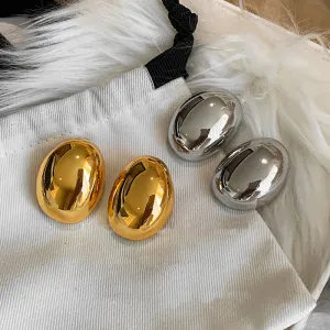 Wholesale Gold-plated silver needle metal hoop earrings long tassel earrings
