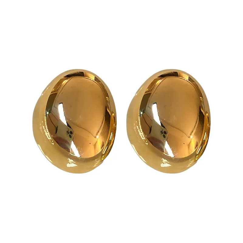 Wholesale Gold-plated silver needle metal hoop earrings long tassel earrings