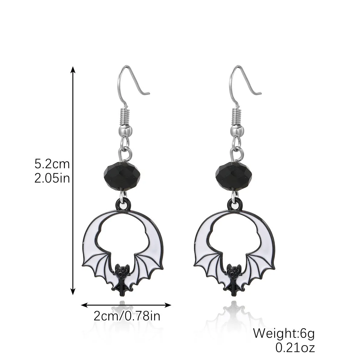 Wholesale Gothic Style Skull Pumpkin Spider Dark Halloween Earrings
