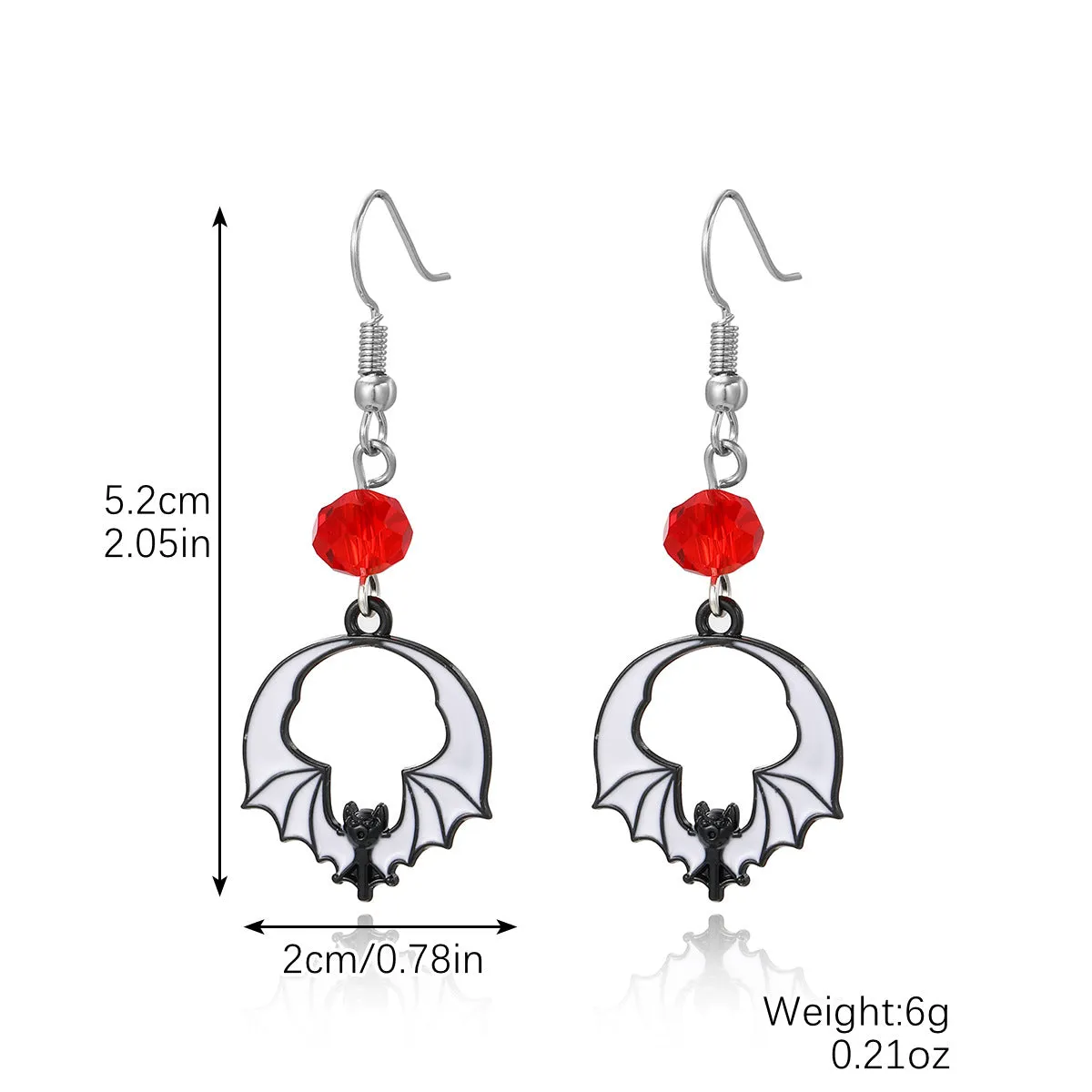 Wholesale Gothic Style Skull Pumpkin Spider Dark Halloween Earrings
