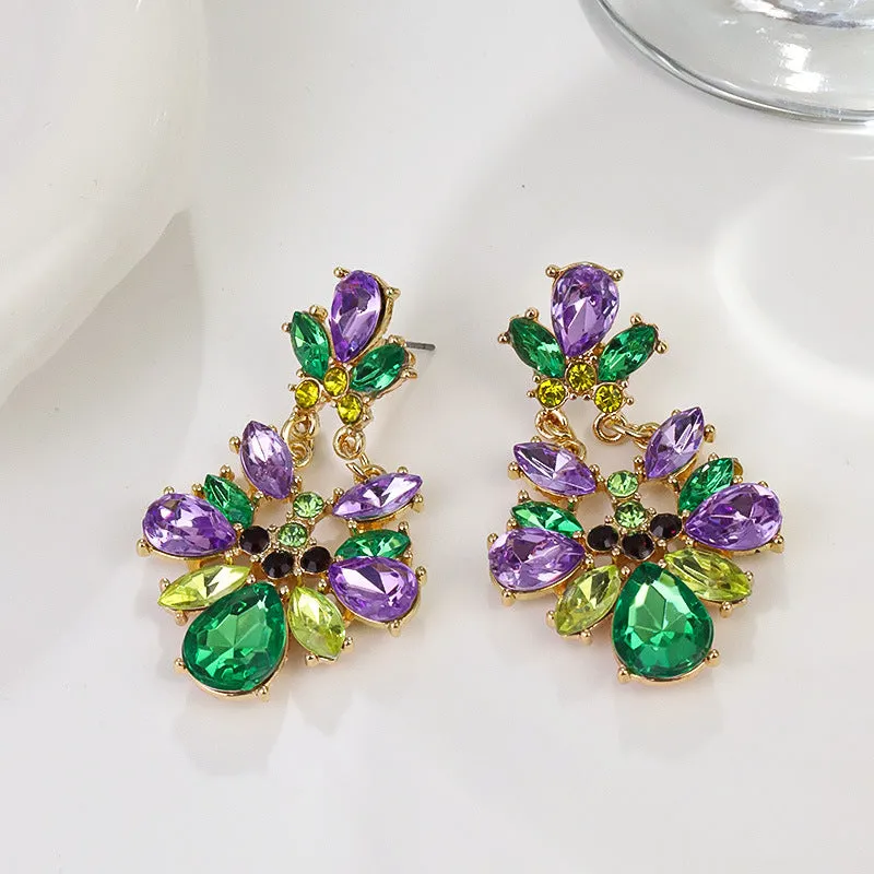 Wholesale Green Saint Parkside Irregular Crystal Flower Light Luxury High Sense Design