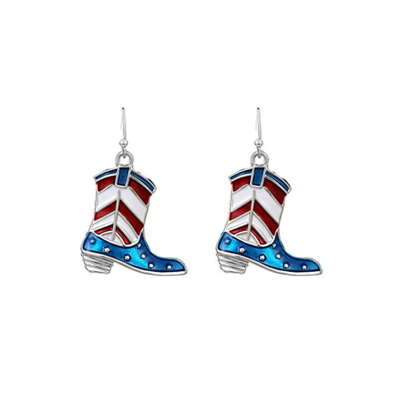 Wholesale Halloween Alloy Diamond Drop Earrings Retro Fashion Hat Shoes Earrings
