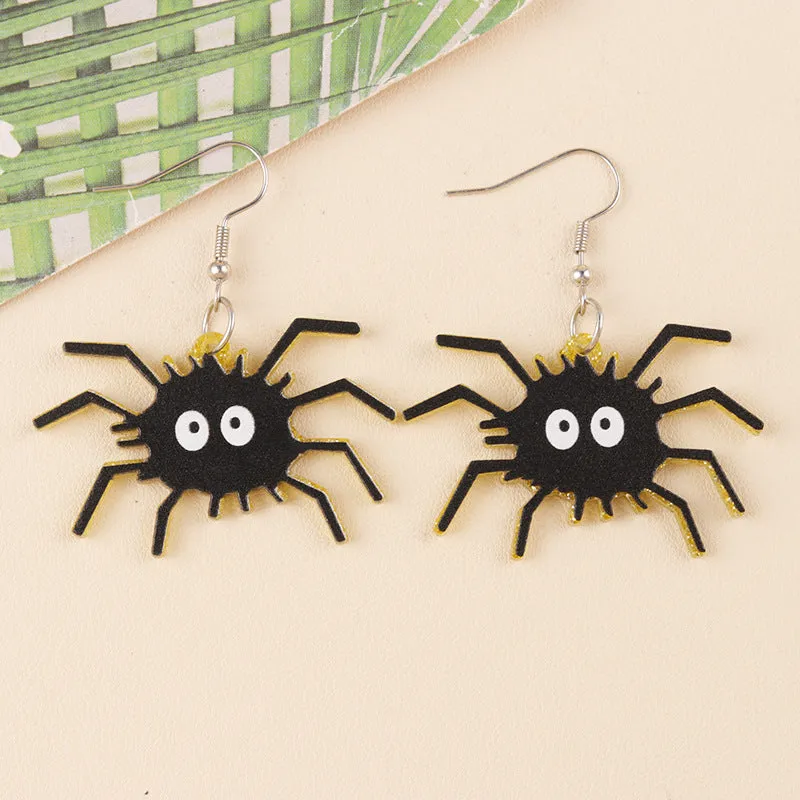 Wholesale Halloween Bat Pumpkin Ghost Acrylic Earrings