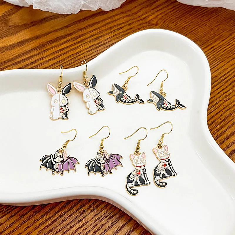 Wholesale Halloween Funny Animal Fashion Versatile Earrings