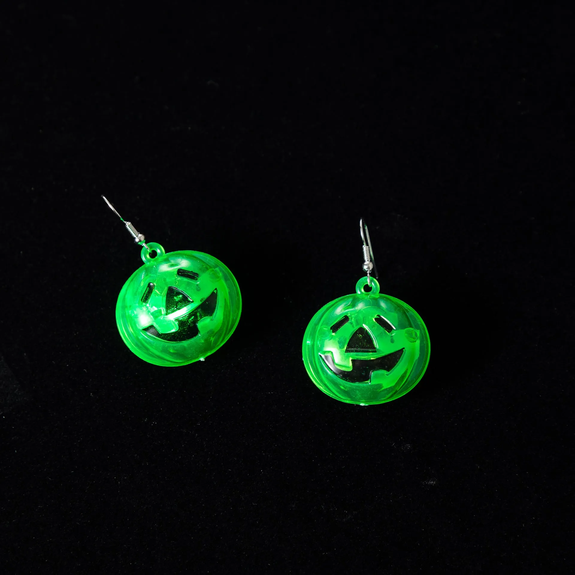 Wholesale Halloween LED Jack-o-lantern Halloween Glow Earrings