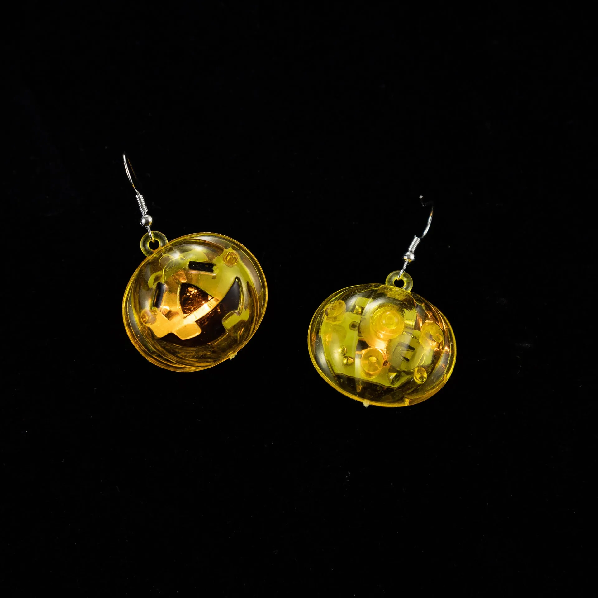 Wholesale Halloween LED Jack-o-lantern Halloween Glow Earrings