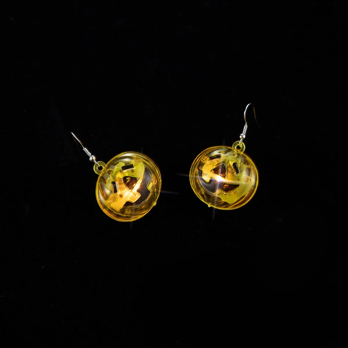 Wholesale Halloween LED Jack-o-lantern Halloween Glow Earrings