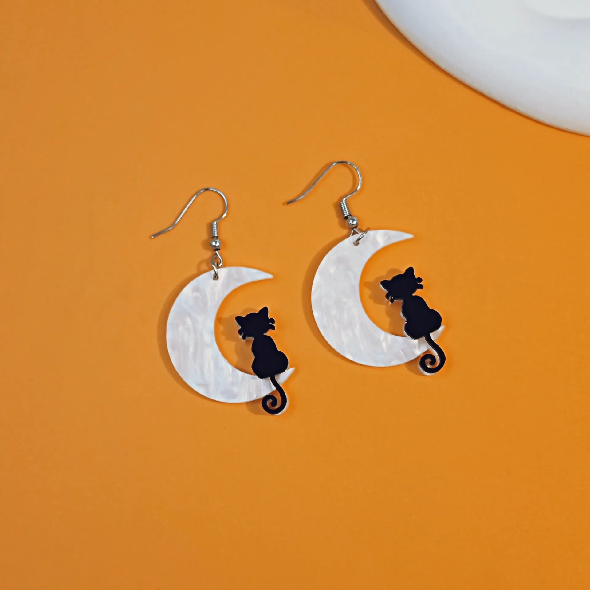 Wholesale Halloween Palm Ghost Cartoon Creative Cute Earrings