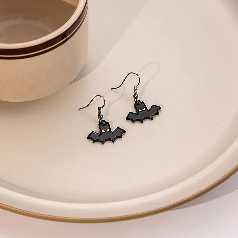 Wholesale Halloween Party Funny Ghost Spider Web Earrings