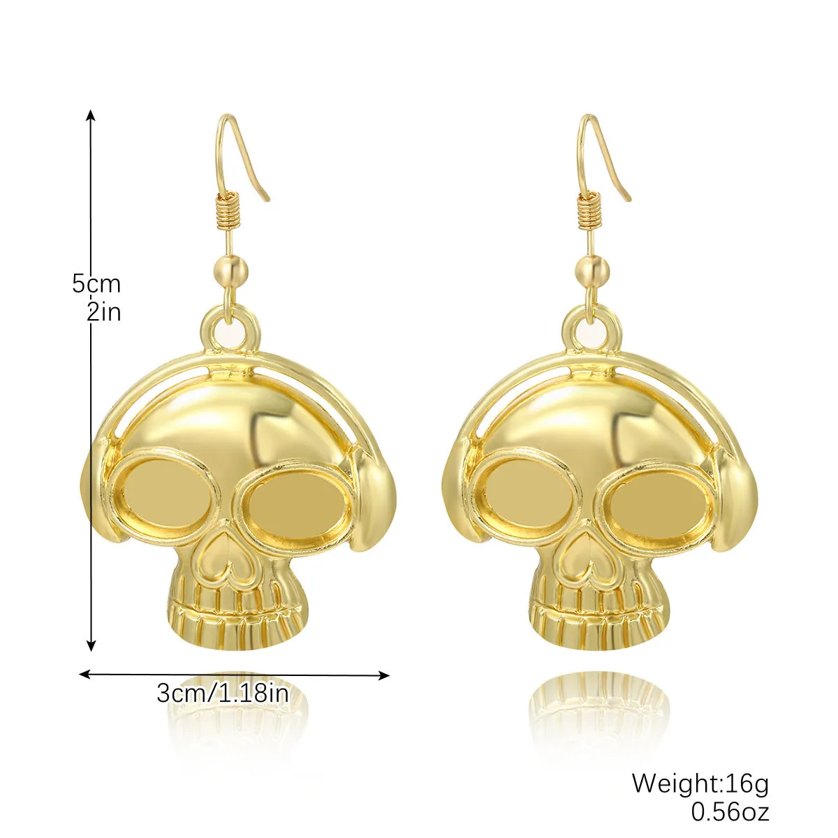 Wholesale Halloween Pumpkin Bat Skull Earrings Set