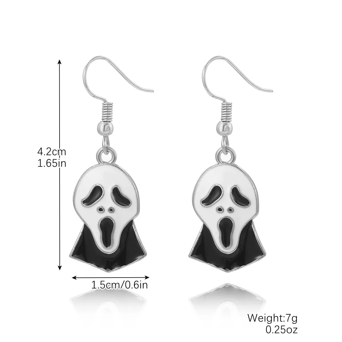 Wholesale Halloween Pumpkin Bat Skull Earrings Set