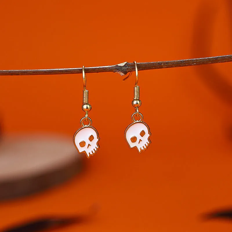 Wholesale Halloween Pumpkin Ghost Skull Earrings