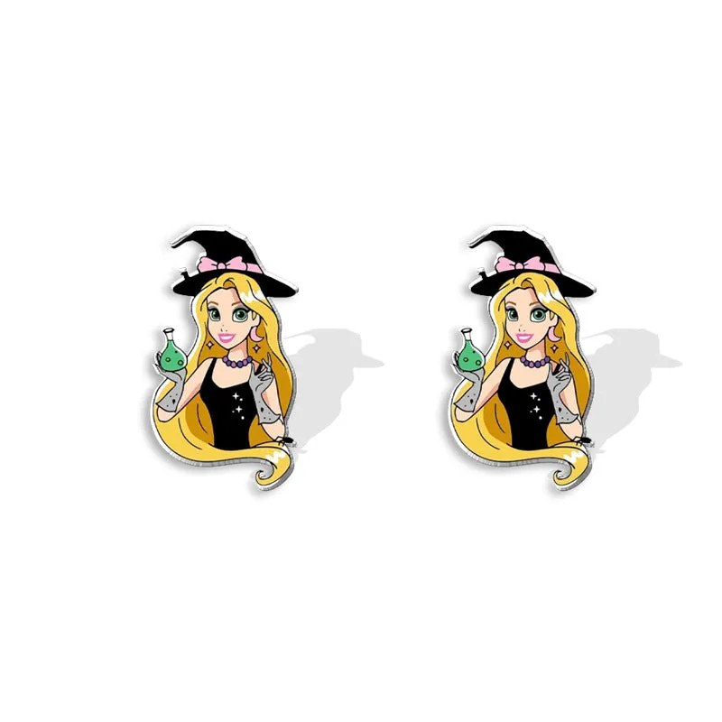 Wholesale Halloween Pumpkin Spider Earrings