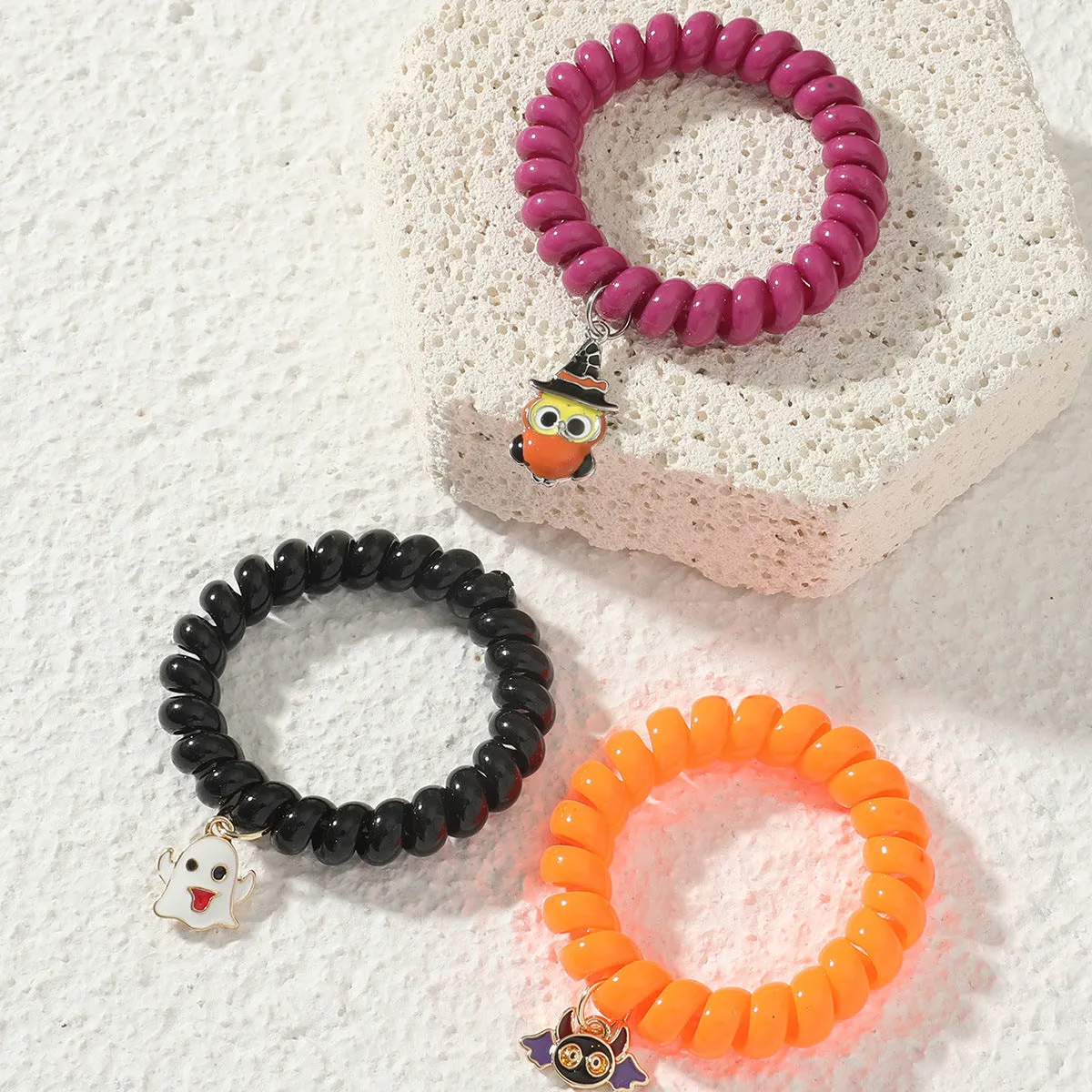 Wholesale Halloween Series Funny Spider Skull Earrings