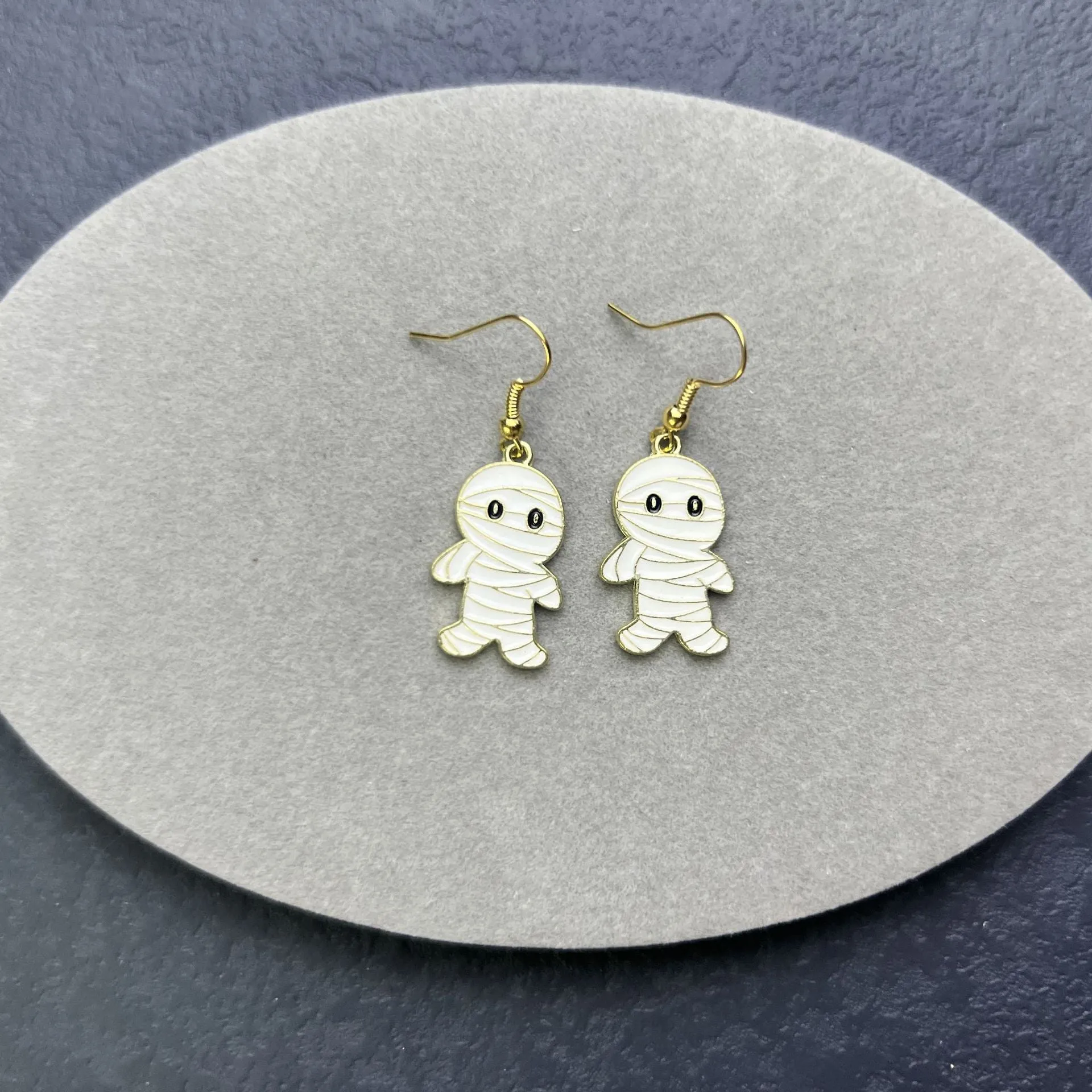 Wholesale Halloween Simple Fashion Ghost Pumpkin Spider Witch Spoof Earrings