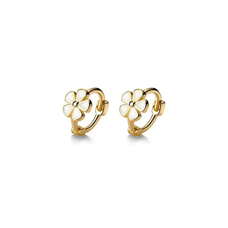 Wholesale High-end and Niche Pure Silver Needle Earrings