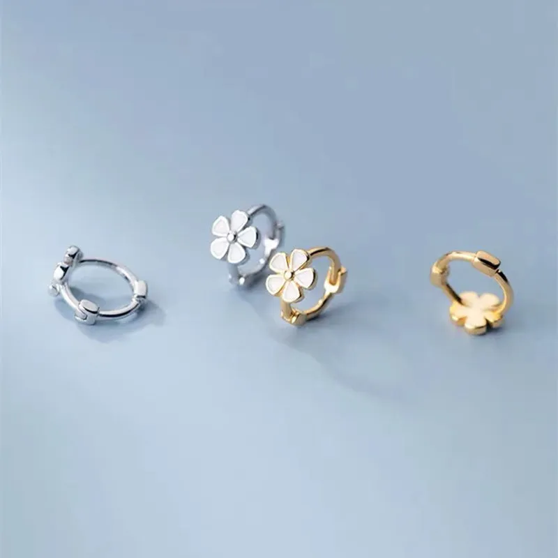 Wholesale High-end and Niche Pure Silver Needle Earrings