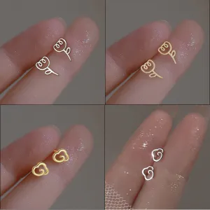 Wholesale High-end Sense Temperament Niche Design 925 Sterling Silver Mini Earrings