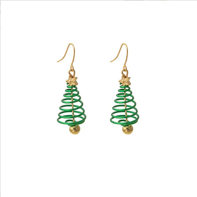Wholesale Hot Selling Christmas Snowman Fashion Cute Doll Earrings