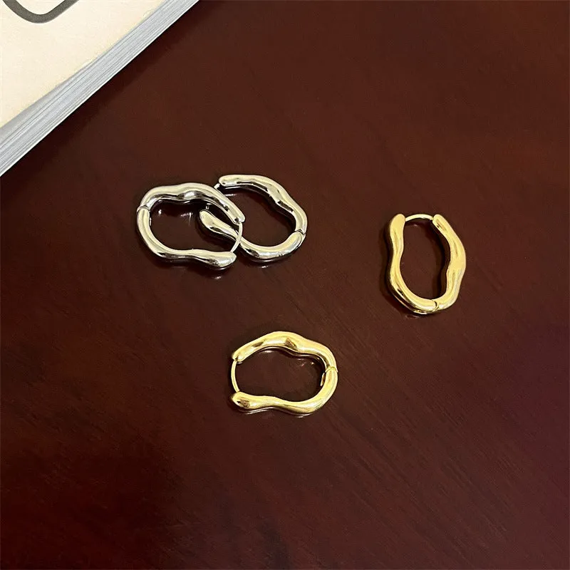 Wholesale Irregular Geometric Fashionable Personalized  Simple ins Style Earrings