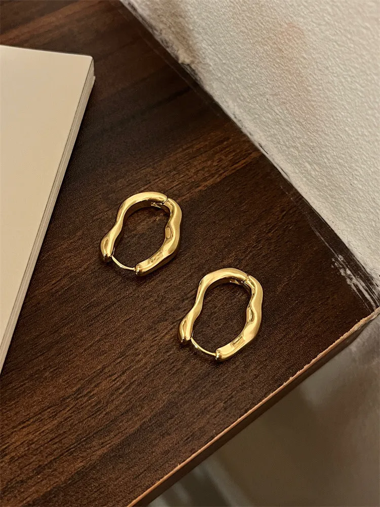 Wholesale Irregular Geometric Fashionable Personalized  Simple ins Style Earrings