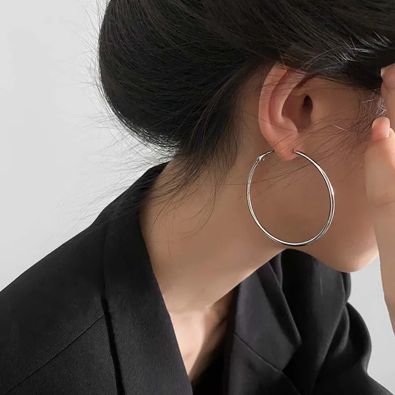 Wholesale Large circle simple personality cool style temperament Earrings