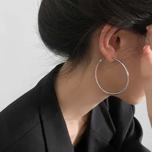 Wholesale Large circle simple personality cool style temperament Earrings