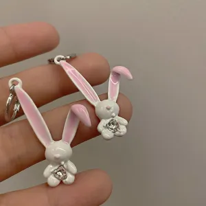 Wholesale Little rabbit Darling cute rabbit girls strange cute fashion small animals earrings