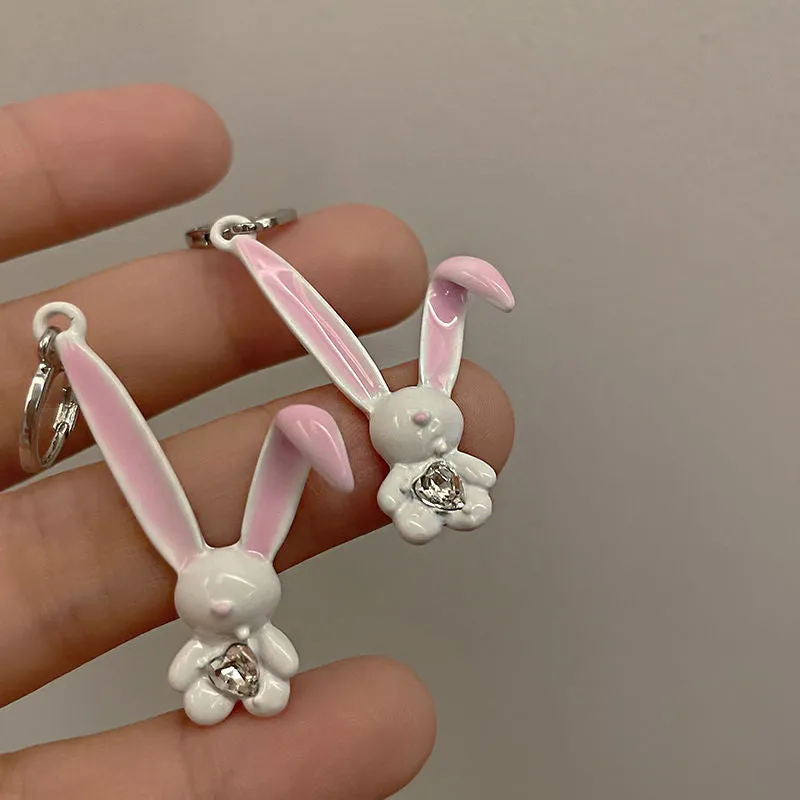 Wholesale Little rabbit Darling cute rabbit girls strange cute fashion small animals earrings