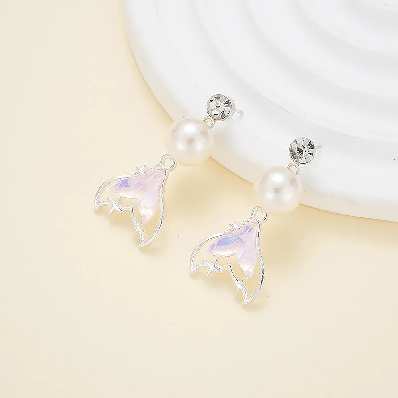 Wholesale Mermaid Pearl Earrings Mother's Day