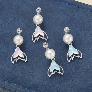 Wholesale Mermaid Pearl Earrings Mother's Day