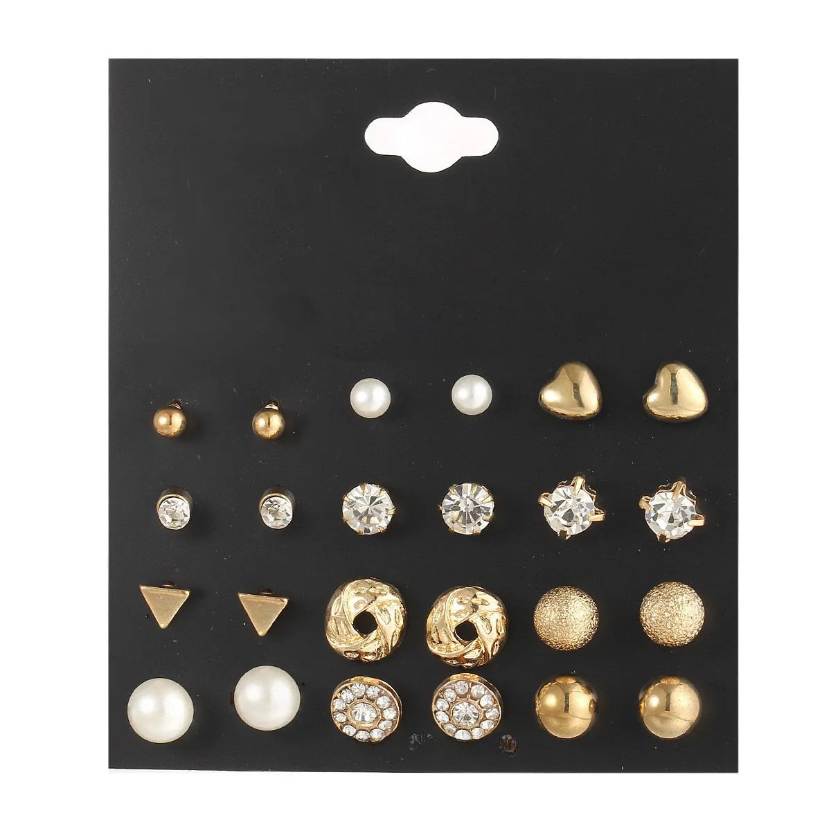 Wholesale Metal Hoop Square Geometric Earrings