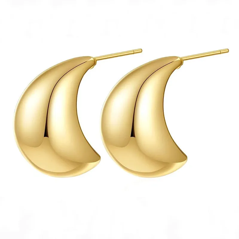 Wholesale Metal Water Drop Fashion Earrings