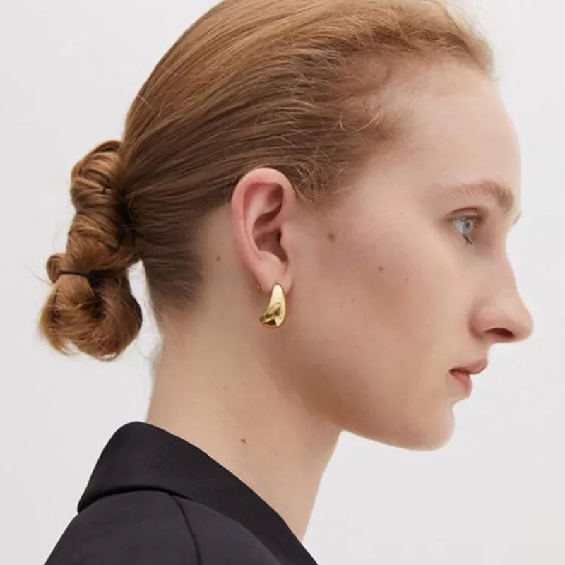 Wholesale Metal Water Drop Fashion Earrings