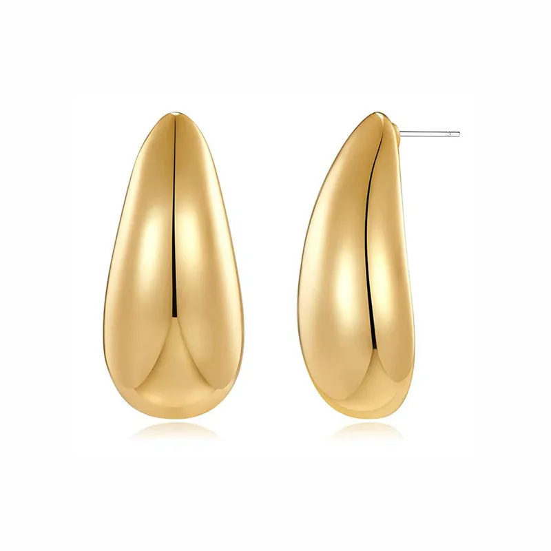 Wholesale Metal Water Drop Fashion Earrings